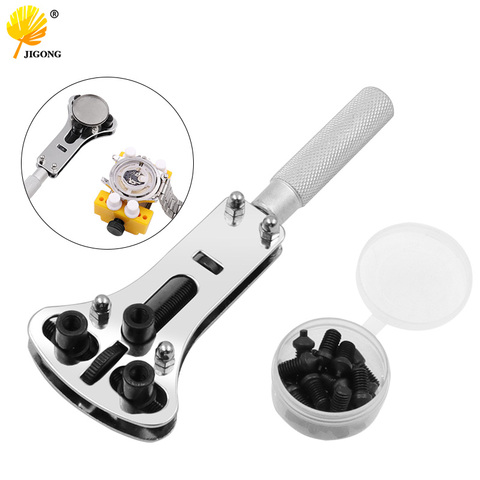 Watch Repair Tools Kit Wristwatch Case Opener Adjustable Screw Back Wrench Remover Watch Repair Tool Case Opener Watch Key ► Photo 1/6