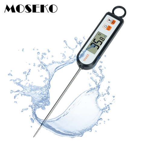 Fast Read Waterproof Digital Meat Thermometer with Sheath Backlight LCD for Food Cooking Kitchen Grilling BBQ Baking Candy Oil ► Photo 1/6