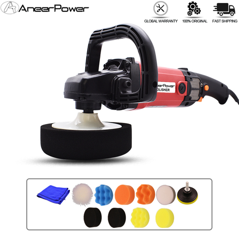 6Speed Adjustable 220V Car Polishing 1400W Disc Polisher Machine Electric Cars Polisher Waxing Machine Furniture Polishing Tools ► Photo 1/6