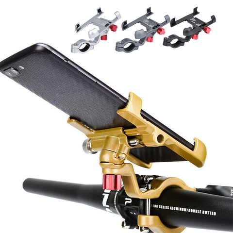 Universal Bike Phone Holder Scooter Handlebar 360 Degree Rotating Mount Mobile Phone Aluminum Alloy Clamp ► Photo 1/6