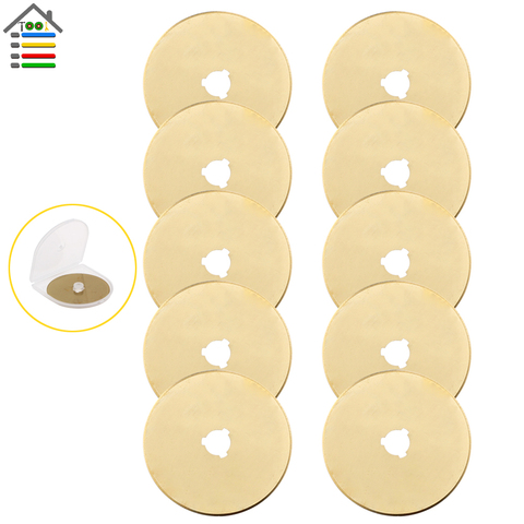 10Pcs Titanium Coated Rotary Cutter Blades 28mm 45mm 60mm fit for Olfa Fiskars Cutter SKS-7 Quilting Supplies Sewing Accessories ► Photo 1/5