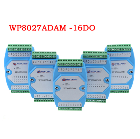 Digital output module, switch module, isolated 16-channel DO MODBUS communication-WP8027ADAM ► Photo 1/4