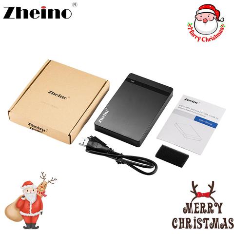 Zheino 2.5 Inch USB 3.0 HDD/SSD External Enclosure  Case Box Type A-Micro B For 7mm 9.5mm Sata Hard Disk Drive Tool Free ► Photo 1/6