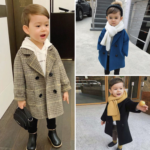 Baby boys Jacket Kids  Fashion fall Coats  Warm  Autumn Winter  Infant Clothing toddler Children's Jacket outwears 2 3 4 6 8y ► Photo 1/6