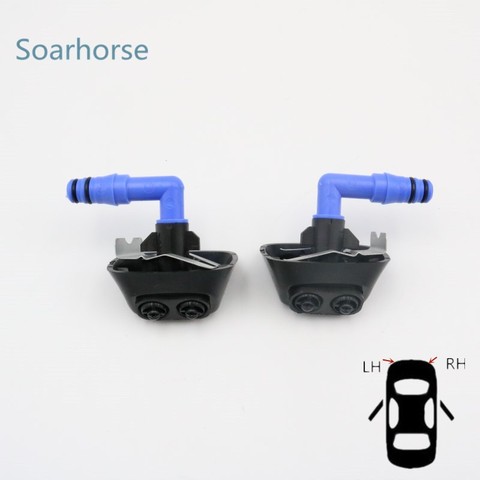 For Saab 9-3 93 2003-2012 Front Bumper Headlight Washer Sprayer Nozzle Cylinders Headlamp Cleaning Jet & Clip ► Photo 1/6