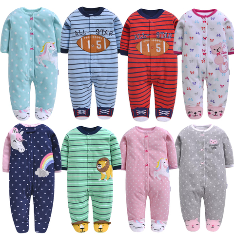 Newborn baby clothing winter baby boys jumpsuit fleece overalls infants baby clothes boys winter clothes pajamas toddler costume ► Photo 1/6