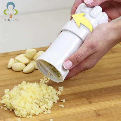 1pc Garlic Presses Garlic Chopper Crusher Grater New Kitchen Fruit Vegetable Tool Portable Creative Kitchen Cooking Tools ZXH ► Photo 1/5