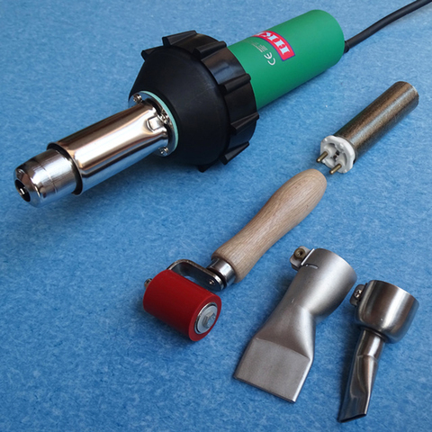 220V /110V 1600W Electronic Hot Air Guns Plastic Welding Torch Welder Heat Hot Tools Kit + Nozzle Welding Machine ► Photo 1/5
