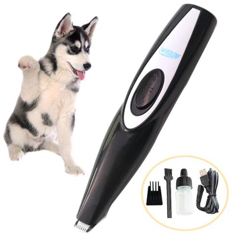 USB Charging Pet Dog Cats Electric Nail Clipper Grinder Trimmer Grooming Tool ► Photo 1/1