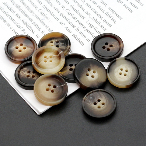 New 20pcs Resin 4 holes Buttons Sewing accessories Size Complete  for clothing Decorative Plastic Buttons Handmade DIY ► Photo 1/5
