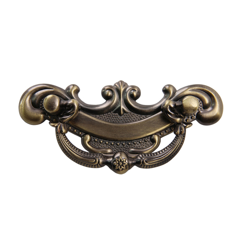 Antique Bronze Door Handles Drawer Pulls Kitchen Cabinet Knobs Furniture Hardware Fittings CC 96 and 64 hole distance ► Photo 1/6