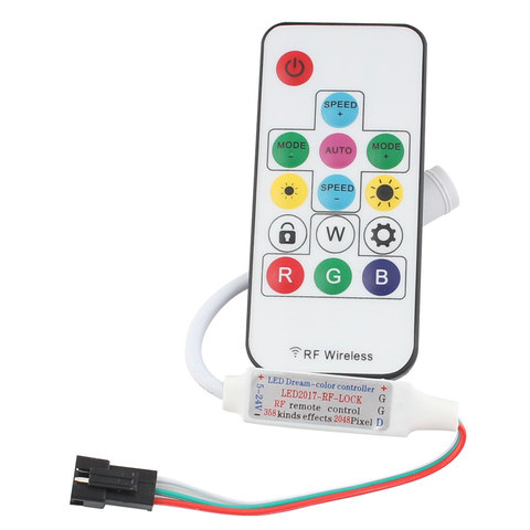 Wireless Controller Remote DC 5V 12V 14key SP103E LED Light WS2811 WS2812B 30leds 60less RGB Light Living Home Decoration ► Photo 1/6