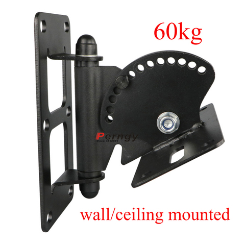 SW-30 strong universal surround speaker wall mount ceiling bracket loudspeaker wall mounted holder tilt rotate 60kg 132lbs ► Photo 1/4