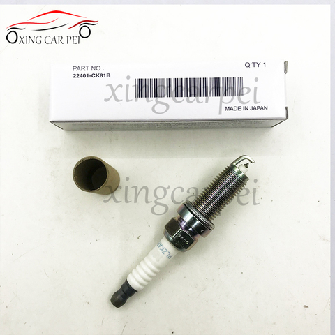 4pcs LZKAR6AP-11 22401-CK81B Iridium spark plugs For NISSAN X-TRAIL QASHQAI NV200 NOTE 22401CK81B LZKAR6AP11 LZKAR6AP 11 ► Photo 1/3