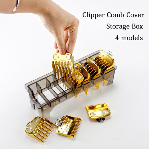 8 Grid Guide Limit Comb Cover Storage Box  Hair Clipper Rack Holder Organizer Case Salon Barber Tools，for wahl general ► Photo 1/6