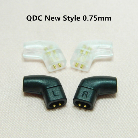 0.75mm 2 Pins Earphone Connectors QDC Gold-Plated Audio Adapter HiFi Headphone Minijack For Soldering DIY Headset Headset Cable ► Photo 1/5