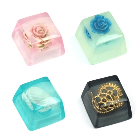 Resin Keycap Key Cap Mechanical Keyboard KeyCaps for Cherry MX Keyboard Decorate Office School ► Photo 1/6