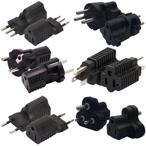 New America Nema 5-15P 5-20P 6-15P 6-20P to 5-15R 5-20R 6-15R 6-20R US convert power socket Plug Italy india EU c13 c7 Connector ► Photo 1/6