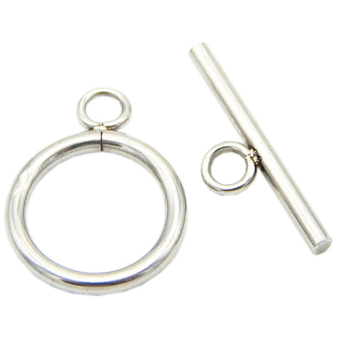 20sets/lot Stainless Steel OT Toggle Clasp Hook Rings Connectors DIY Necklaces & Bracelets Accessories for Jewelry Making DIY ► Photo 1/3