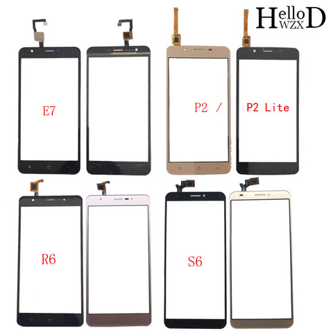 Mobile Touch Screen For BlackView E7 E7S R6 S6 Digitizer Panel Front Glass TouchScreen Lens Sensor 3M Glue Wipes ► Photo 1/6