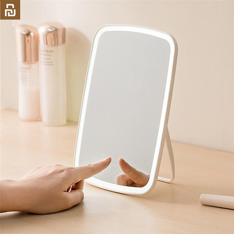 Original Youpin Jordan judy Intelligent portable makeup mirror desktop led light portable folding light mirror dormitory desktop ► Photo 1/6