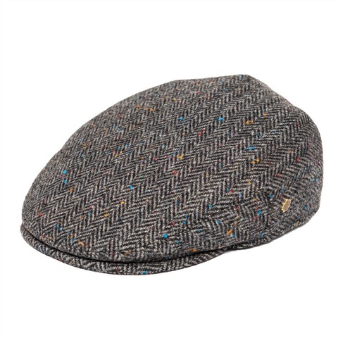 VOBOOM Ivy Cap Herringbone Flat Caps 50% Wool Tweed Scally Hat Bunnet Paddy Dai Cheese-cutter Driving Hats 200 ► Photo 1/6