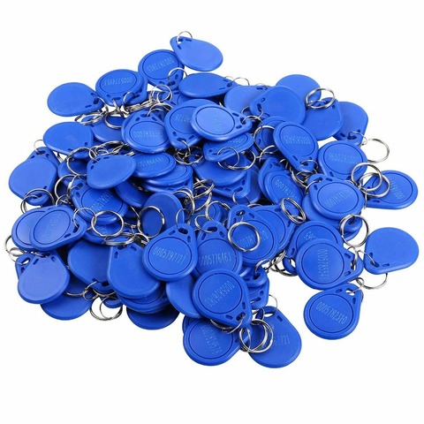 10Pcs High-quality 125KHz RFID EM4100 Door Entry Access Control ID Tags Keyfobs Card Only Read Chip Plastic Keyfob ► Photo 1/2