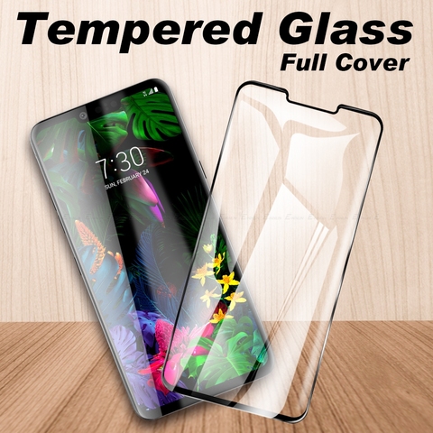 Full Cover Screen Protector Glass Film For LG G8 G7 G6 Q8 Q7 Q60 Q6 Plus V40 V50 ThinQ Alpha 5G W30 W10 Tempered Glass ► Photo 1/6