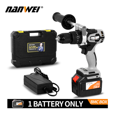 Electric Cordless Screwdriver Impact Drill 3/8
