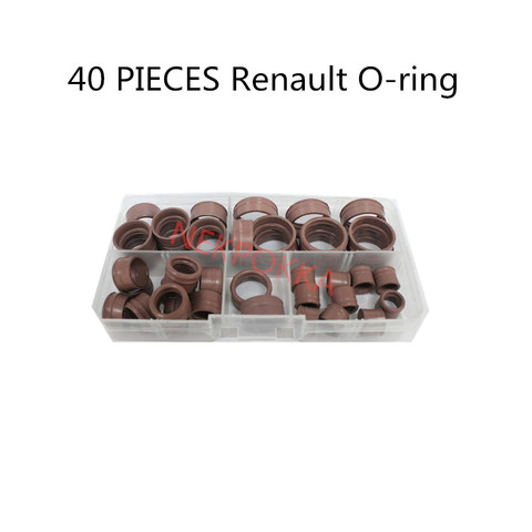 Free shipping,40 PIECES Air conditioning pipe joint sealing rubber ring for Renault,seal O-ring for Renault a/c ► Photo 1/1