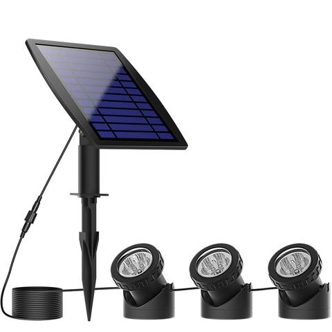 new year 1/3pcs Solar Pond Spotlights IP68 Waterproof solar Lights for Pond,Garden,Landscape,Fountain,Outdoor,Lawn ► Photo 1/6