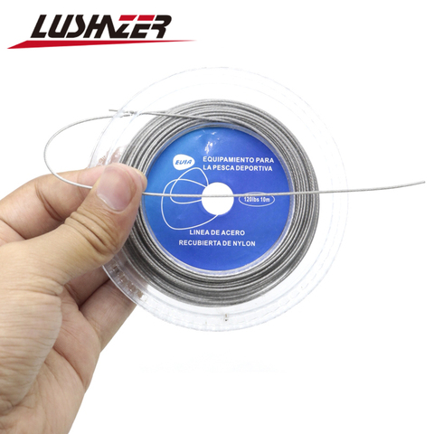 Steel fishing wire 7 strands 10m super soft wire lines isca artificial ice fishing soft lures sea fishing accessories ► Photo 1/6