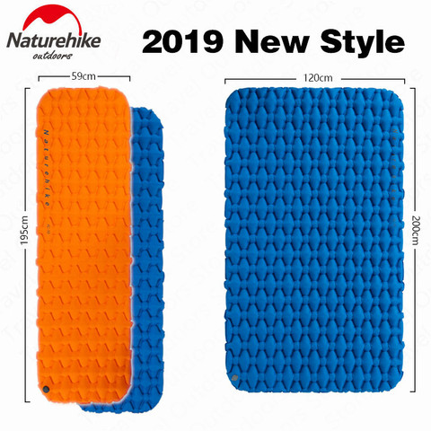 Naturehike 2022 New Design TPU Nylon Sleeping Pad Ultralight Moisture-proof Air Mattress Portable Inflatable Camping Mat ► Photo 1/6