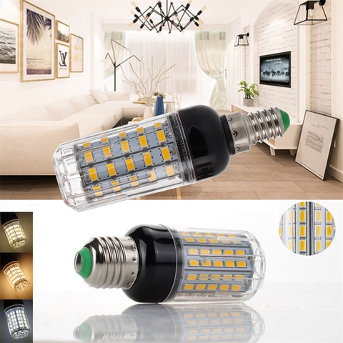 LED Corn Lamp E27 E14 7W 9W 12W 15W 18W 20W 25W 28W 30W 35W SMD 5730 Corn Bulb AC 220V Chandelier LEDs Candle light Spotlight ► Photo 1/6