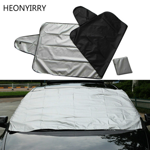 Car Exterior Protection Snow Blocked Car Covers Snow Ice Protector Visor Sun Shade Front Rear Windshield Cover Block Shields ► Photo 1/6