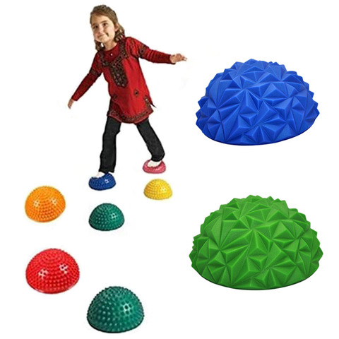 Yoga Half Ball Stepping Stones Outdoor Toys Indoor Games for Kids Children Sport Balance Hemisphere Massage Ball Buitenspeelgoed ► Photo 1/6