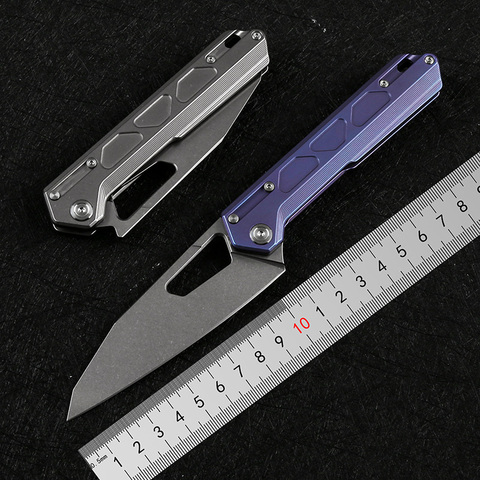 DICORIA NOC DT03 folding knife VG10 blade titanium handle camping Cutter pocket knives outdoor Survival knives EDC Tools ► Photo 1/6
