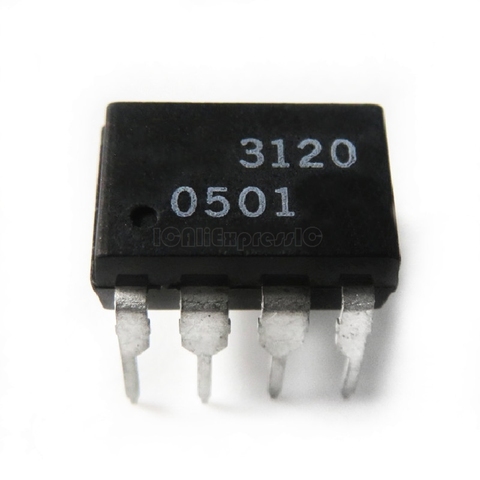 10pcs/lot HCPL3120 DIP-8 HCPL-3120 A3120 In Stock ► Photo 1/1