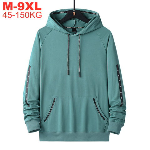 Plus Size 9xl 8xl 7xl 6xl Hoodies Men Harajuku Hooded Sweatshirts Male Japanese Streetwear Oversized Hoody Mens Loose Pullover ► Photo 1/6