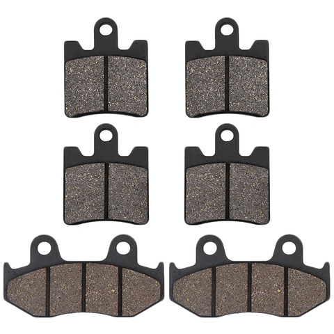 Cyleto Motorcycle Front and Rear Brake Pads for Suzuki AN250 AN 250 burgman skywave 250 1998-2006 AN400 AN 400 burgman 1999-2006 ► Photo 1/6