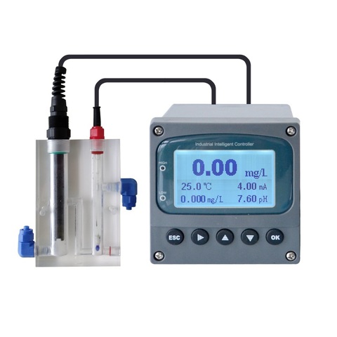 Real Time Online Residual Chlorine Meter Monitor Controller transmitter Relay 4~20mA RS-485 hypochlorous acid HOCL ► Photo 1/1