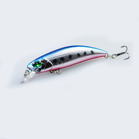 1PCS Floating Minnow Fishing Lure Laser Hard Artificial Bait 3D Eyes 6.5cm 4g Fishing Wobblers Crankbait Minnows ► Photo 1/6