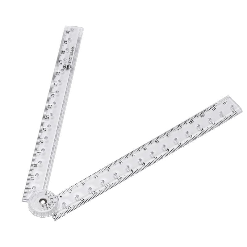 Details about   clear plastic acrylic folding straight rulers 30cm drawing kid school supplie-DR 