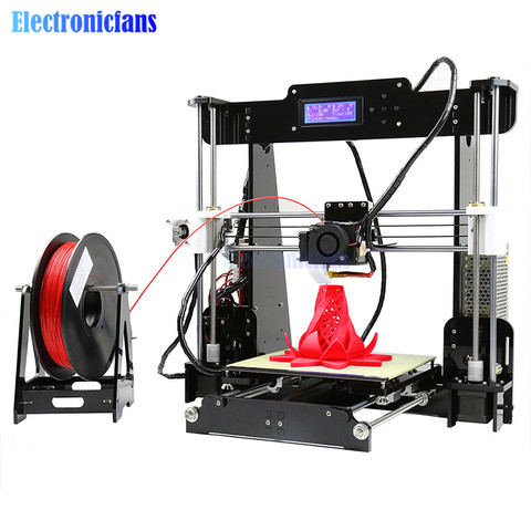 High-precision Anet A8 3D Printer DIY Kits Self Desktop 3D Printing Acrylic Frame LCD Screen 3d Printer 220*220*240mm ► Photo 1/1