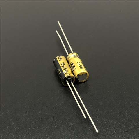 10pcs 10uF 50V NICHICON FW Series 5x11mm 50V10uF HiFi Audio Capacitor ► Photo 1/2