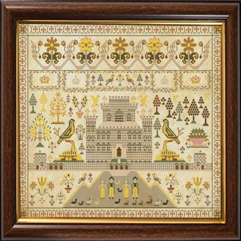 Antique Scottish Sampler 1826 Reproduction Cross Stitch Kit Religious with 100% Cotton Floss & Free Shipping for Customized Gift ► Photo 1/6