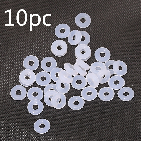 Jewoey Shion White Rubber Clip Charms Safety Stopper Beads Fits Fashion Brand Charm Bracelets & Necklaces Jewelry Gift Making ► Photo 1/6