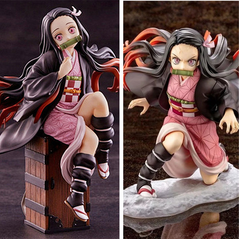 Hot Kimetsu no yaiba figure nezuko tanjirou zenitsu anime figure demon slayer Action Figure PVC Collection model toys gifts ► Photo 1/6