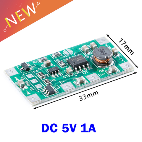 DC 5V 1A Charging Discharge Module for 18650 Lithium Battery UPS Voltage Converter UPS Uninterruptible Power Supply Control Boar ► Photo 1/5