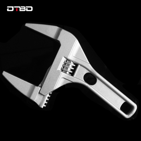 Adjustable Wrench Aluminium Alloy large Open End Wrench Universal Spanner Repair Tool for Water Pipe Screw Bathroom ► Photo 1/5